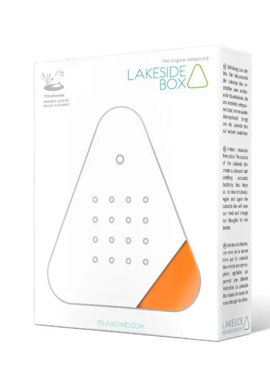 Relaxound Lakesidebox Speldosa Sjömiljö Orange