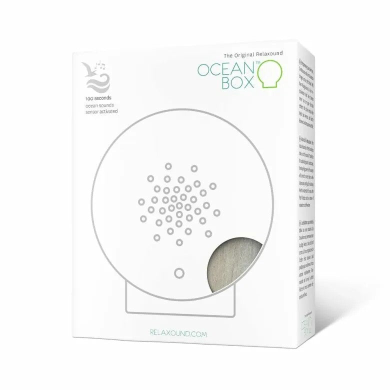 Relaxound Oceanbox Speldosa Havsljud Vintageträ