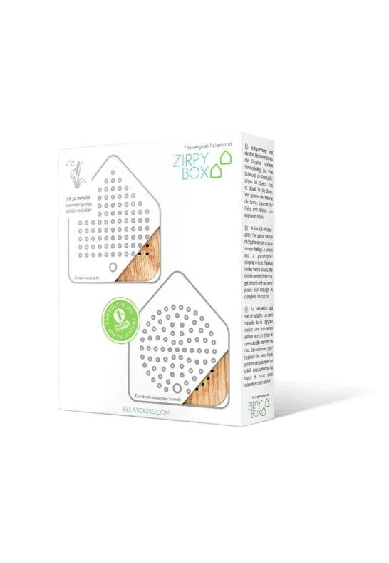 Relaxound Zirpybox Speldosa 2-pack Gräshoppa Ek