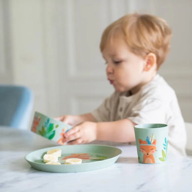 Koziol Connect Barnservis 3 delar Tallrik/Skål/Mugg Harry