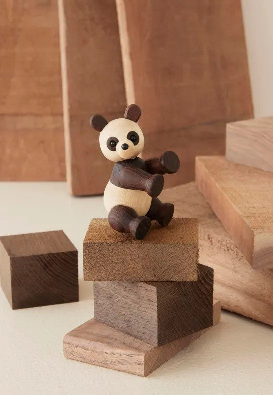 Spring Copenhagen Pixi Panda Trädekoration 9 cm Lönn
