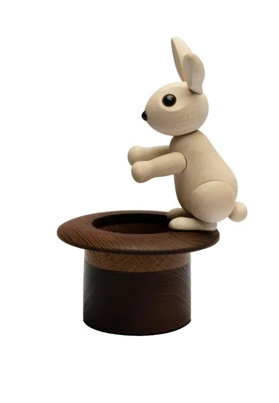 Spring Copenhagen The Magic Hat Kanin Trädekoration 9,5 cm Lönn