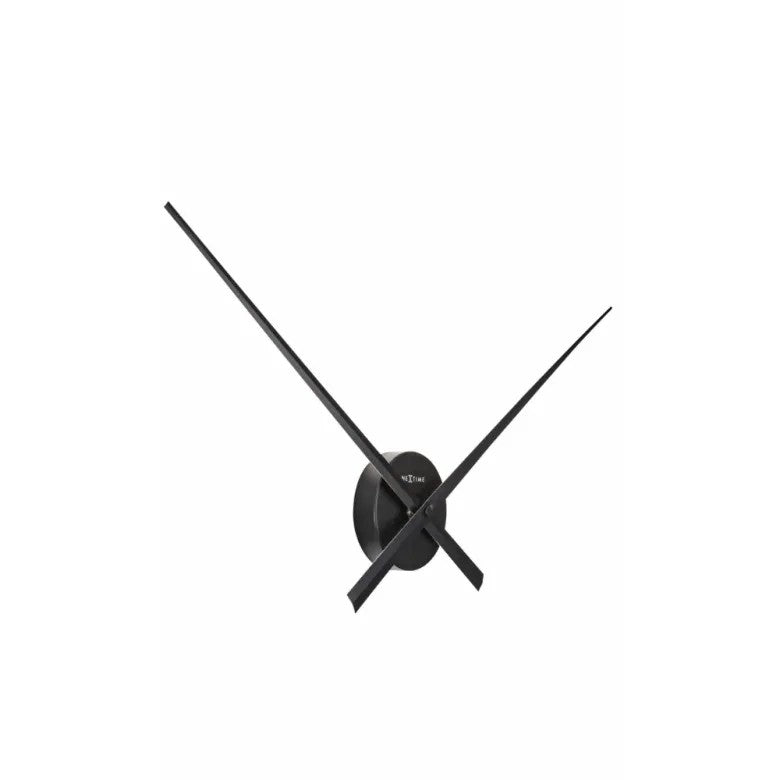 NeXtime Hands Väggklocka Ø70 cm Svart