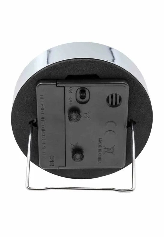 NeXtime Company Alarm Väckarklocka 9 cm Vit/Metall