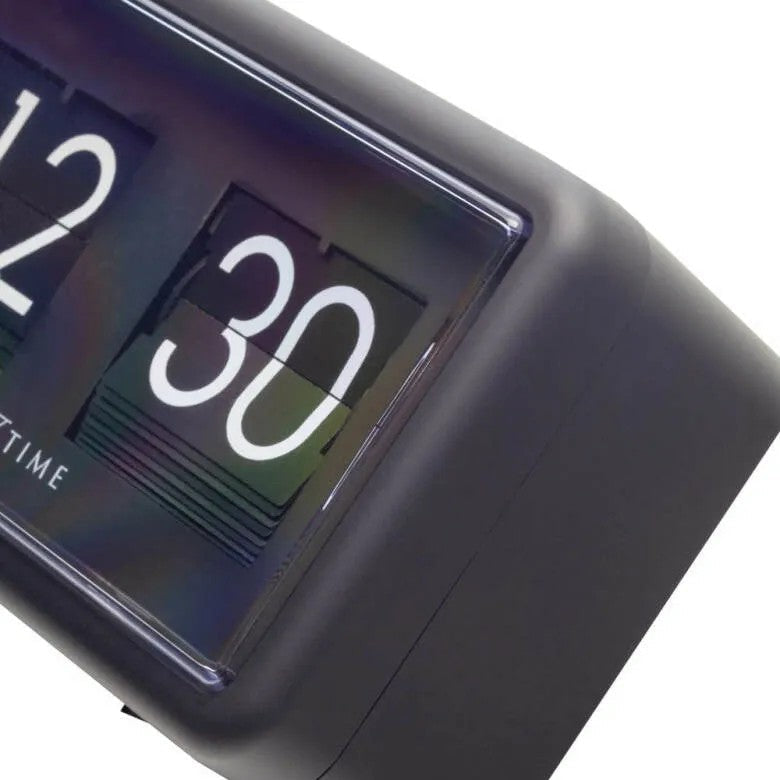 NeXtime Flip Clock 24HR Bords-/Väggklocka 18 cm Svart