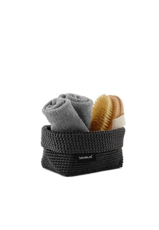 BLOMUS Tela Textilkorg Medium Anthracite