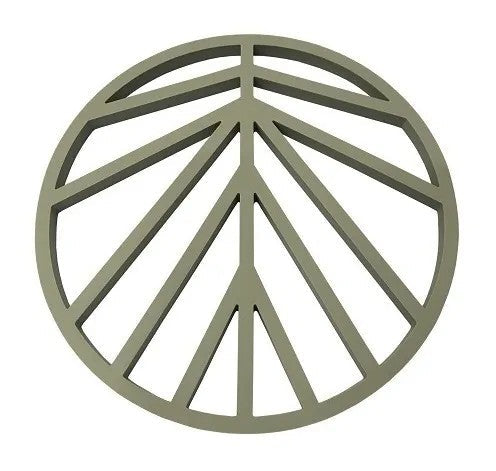Collection By Happynest Peace Silikonunderlägg Olive grey