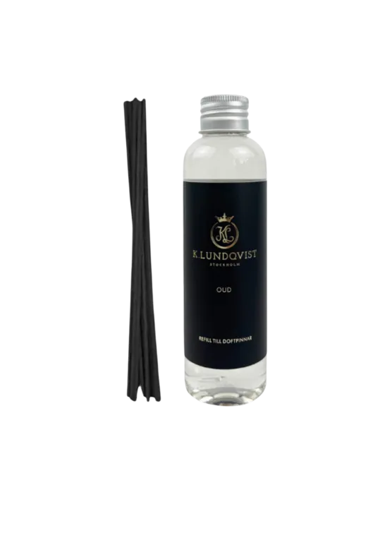 K. Lundqvist Stockholm Refill Doftpinnar Oud 150 ml