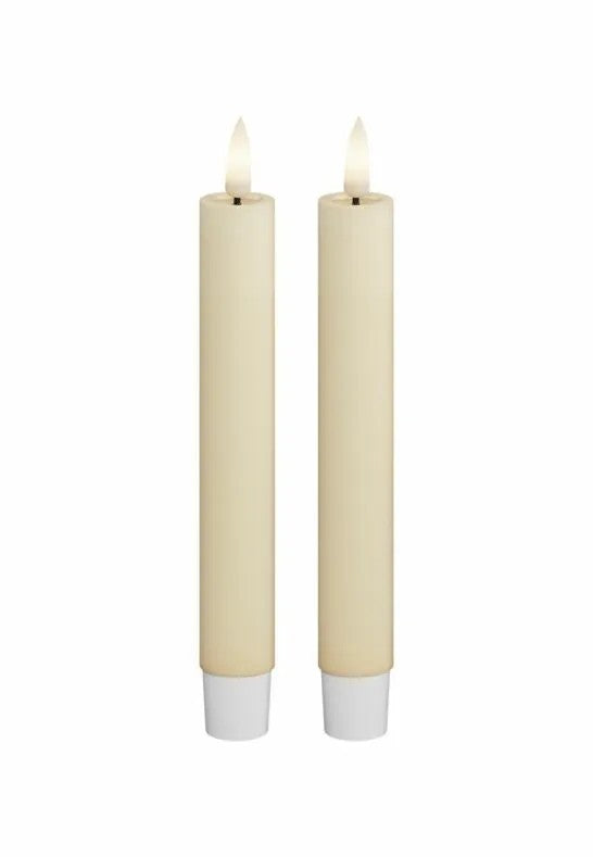 DeluxeHomeart LED Kronljus 2,2x15 cm Cream 2-pack
