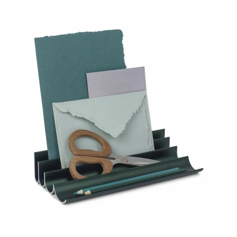 Spring Copenhagen Desk Organizer Vague, forest green