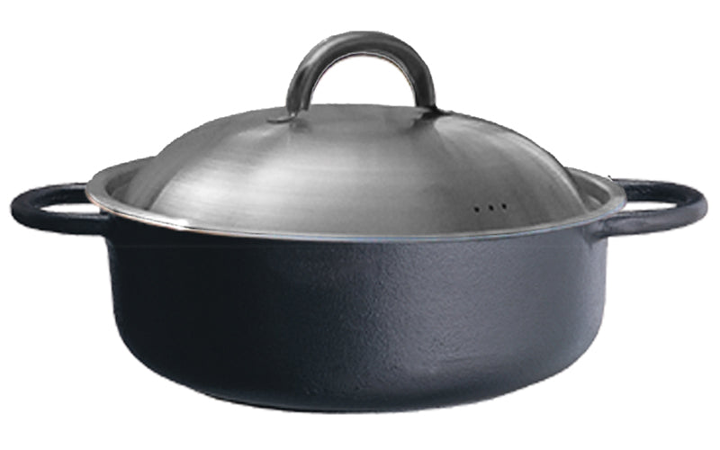 Ronneby Bruk Rund gryta 3 ltr, rostfritt lock