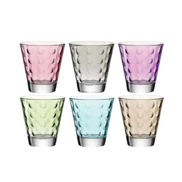 Leonardo Optic WH Dricksglas 22 cl Flerfärgade 6-pack