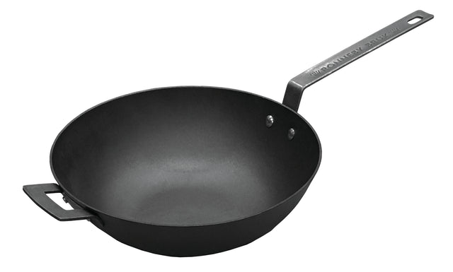 Ronneby Bruk Wokpanna gjutjärn 32 cm