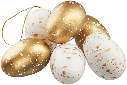 Cult Design Stänk ägg guld 6 in box