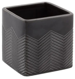 Cult Design Kub Fishbone skål asfalt