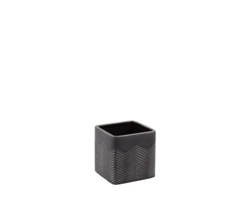 Cult Design Kub Fishbone skål asfalt