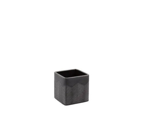 Cult Design Kub Fishbone skål asfalt
