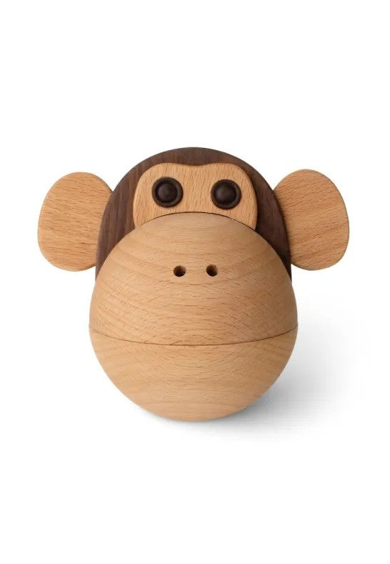 Spring Copenhagen The Monkey Skål 17x14 cm Bok/Valnöt