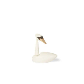Spring Copenhagen The Cygnet Svanunge Ek 13 cm Vit
