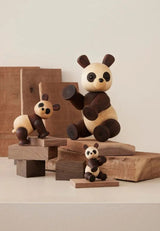 Spring Copenhagen Pixi Panda Trädekoration 9 cm Lönn