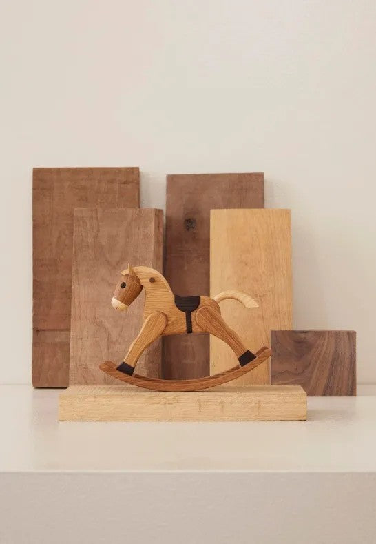 Spring Copenhagen The Rocking Horse Trädekoration 13,5 cm Ek