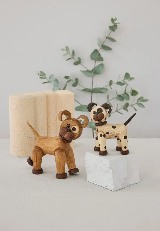Spring Copenhagen Joy Hund Trädekoration 11 cm Lönn