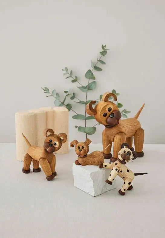 Spring Copenhagen Joy Hund Trädekoration 11 cm Lönn