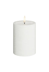 Unique Candles Unique LED Blockljus Vit 7,5x10 cm