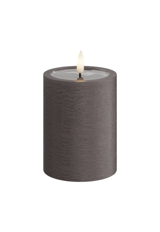 Unique Candles Unique LED Blockljus Mocca 7,5x10 cm