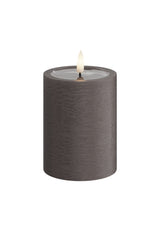Unique Candles Unique LED Blockljus Mocca 7,5x10 cm