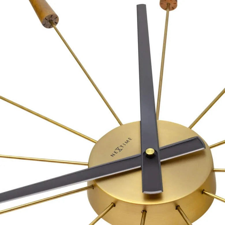 NeXtime Plug Inn Väggklocka 58 cm Brons