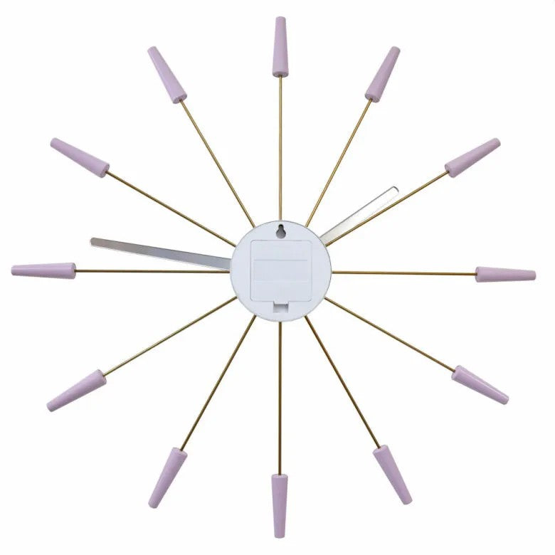 NeXtime Plug Inn Väggklocka 58 cm Lavendel