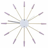 NeXtime Plug Inn Väggklocka 58 cm Lavendel