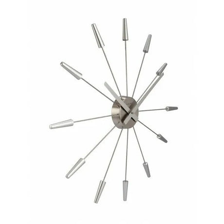 NeXtime Plug Inn Väggklocka 58 cm Silver