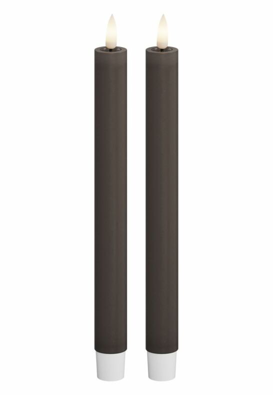 DeluxeHomeart LED Kronljus 2,2x24 cm Mocca 2-pack