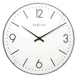 NeXtime Basic Dome Väggklocka Ø35 cm Vit