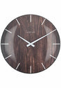 NeXtime Edge Wood Dome Väggklocka 35cm Mörkbrun