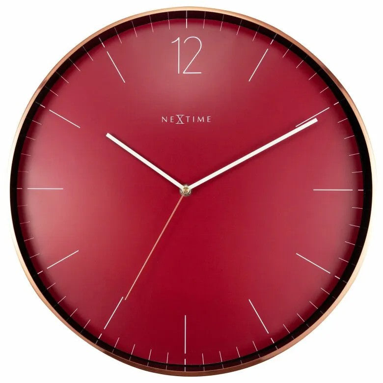 NeXtime Väggklocka Essential Copper XXL ø40cm