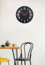 NeXtime Duomo Väggklocka Ø50 cm Svart