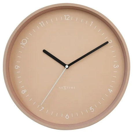 NeXtime Berlin Väggklocka Ø30 cm Rosa