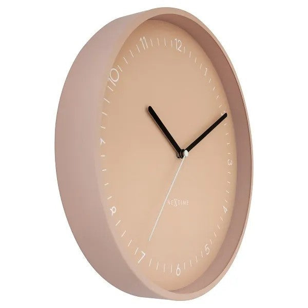 NeXtime Berlin Väggklocka Ø30 cm Rosa