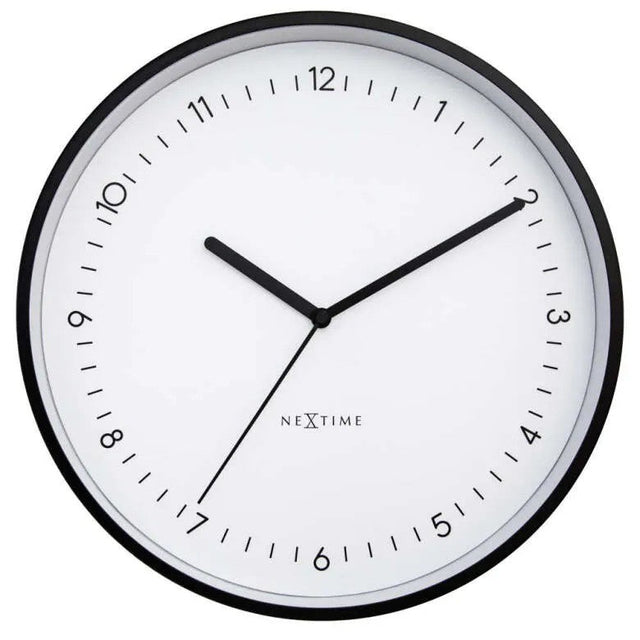 NeXtime Berlin Väggklocka 30 cm Vit
