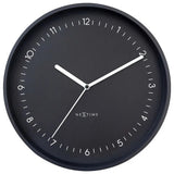 NeXtime Berlin Väggklocka Ø30 cm Svart