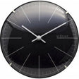 NeXtime Big Stripe Mini Dome Väggklocka ø20cm Svart