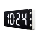 NeXtime Digital Väggklocka/Bordsklocka 27 cm Svart/Vit