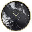 NeXtime Marble Duo Väggklocka 48 cm Guld/Svart