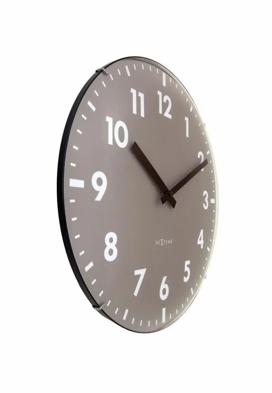 NeXtime Duomo Väggklocka 35 cm Khaki