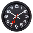 NeXtime Station Numbers Väggklocka 35 cm Svart/Svart