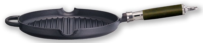 Ronneby Bruk Grillpanna rund, hällpipar, Comfort Line