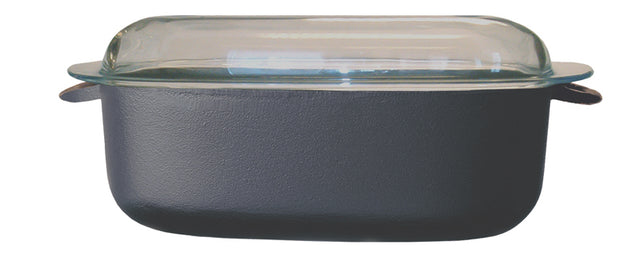 Ronneby Bruk Oval gryta 5,5 ltr, glaslock